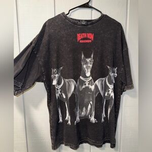 Death Row Records Black Graphic T-Shirt